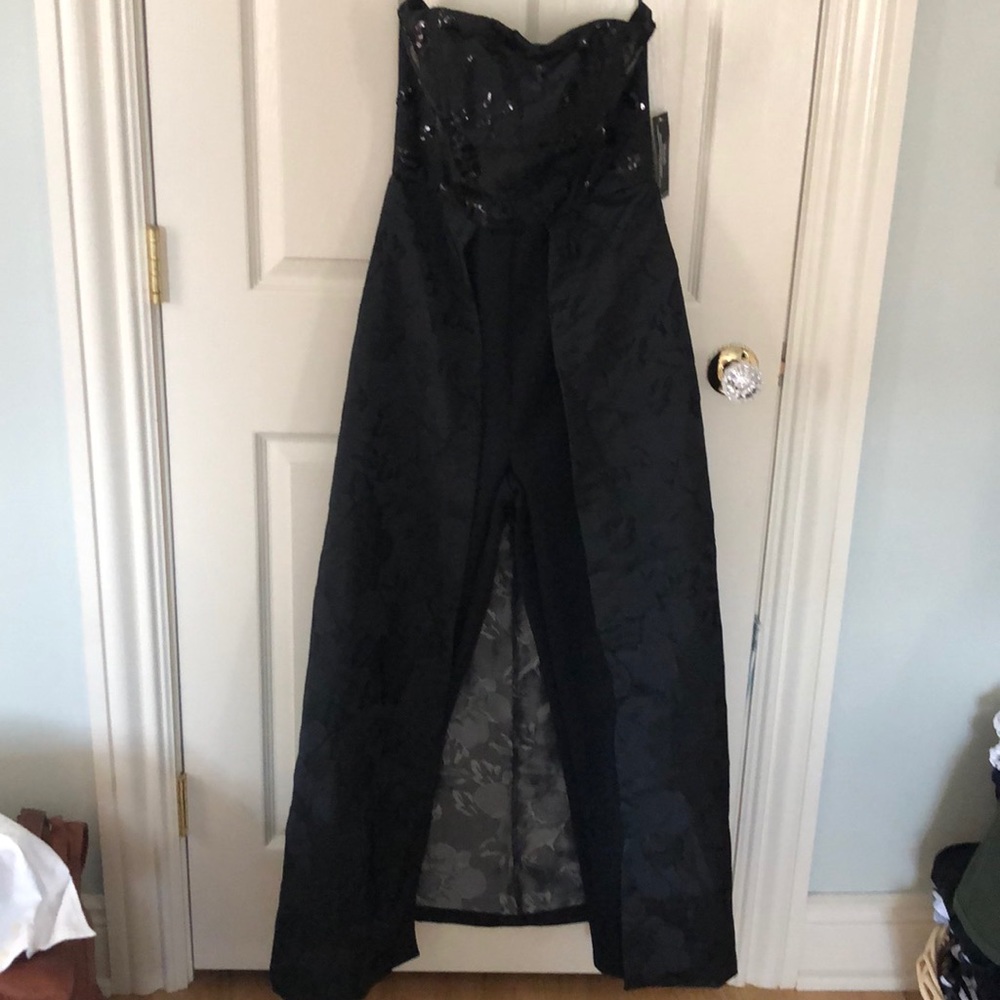 Strapless Jumpsuit with  Gown Overlay - Venus NWT